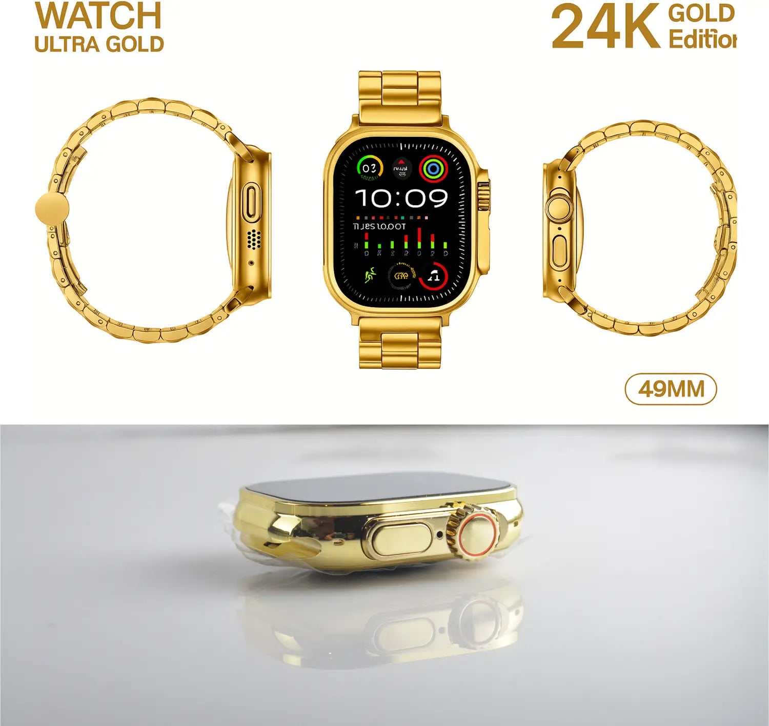 GOLDEN STRAP SMART WATCH